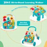 Maycoly 2-in-1 Lauflernwagen mit Spielboard – Kippsicher für Babys ab 12 Monaten – Bild 6