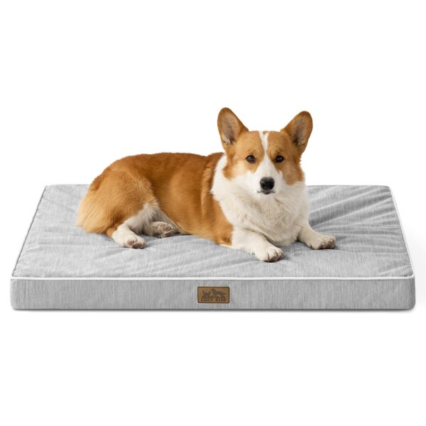 COZY KISS Orthopädisches Hundebett 91x69cm – Gelenkentlastung für grosse Hunde