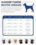 KSIIA Orthopädisches Hundebett 88x55x15cm für grosse Hunde – Waschbar & Wasserdicht – Bild 6