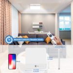 NARUNDREN LED-Deckenleuchte mit Bewegungsmelder – 6000mAh Akku, 3 Farbtemperaturen – Bild 8