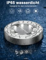 FIFlying Solar Bodenleuchten 10er Set – Gartenbeleuchtung IP65 Wasserdicht mit 8 LEDs – Bild 4