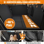 BMaoBBo Hundedecke Auto Rückbank 127x62cm – Wasserdicht & Kratzfest für SUV – Bild 3