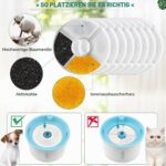 Parner Ersatzfilter für Katzenbrunnen – 3-Stufen-Filtration für sauberes Trinkwasser (12er-Pack) – Bild 3