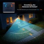 K-Bright Aussenwandleuchte mit Bewegungsmelder 24W – IP65 Aluminium Gartenleuchte Anthrazit – Bild 3