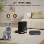 Balimo 3L Futterautomat für Katzen & Hunde – WiFi App-Steuerung mit Edelstahlnapf – Bild 4