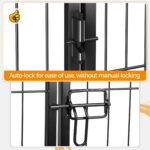 Yaheetech Welpenlaufstall 6er Set – Sicheres Gehege 80x60 cm für Innen & Außen – Bild 4