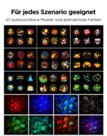 Govee Outdoor Schneeflocken Projektor mit 20 Gobos & 58 Szenen – IP67 Wasserdicht – Bild 9