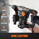 DOVAMAN RH15A SDS-Plus Bohrhammer 1500W – Professionelle Schlagkraft für Beton & Mauerwerk – Bild 2
