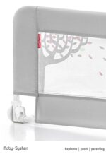 Moby-System Klappbares Bettschutzgitter 150x42 cm – Sicherer Rausfallschutz mit Gurten – Bild 7