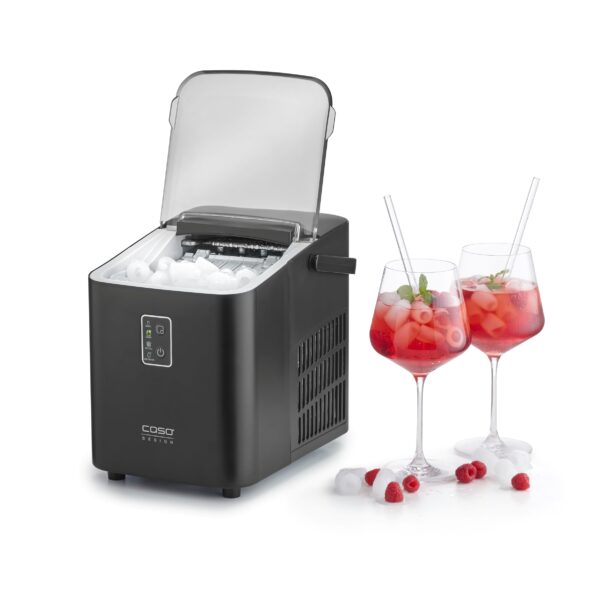 Caso IceChef Compact Eiswürfelmaschine – 12 kg/24h mit Selbstreinigung