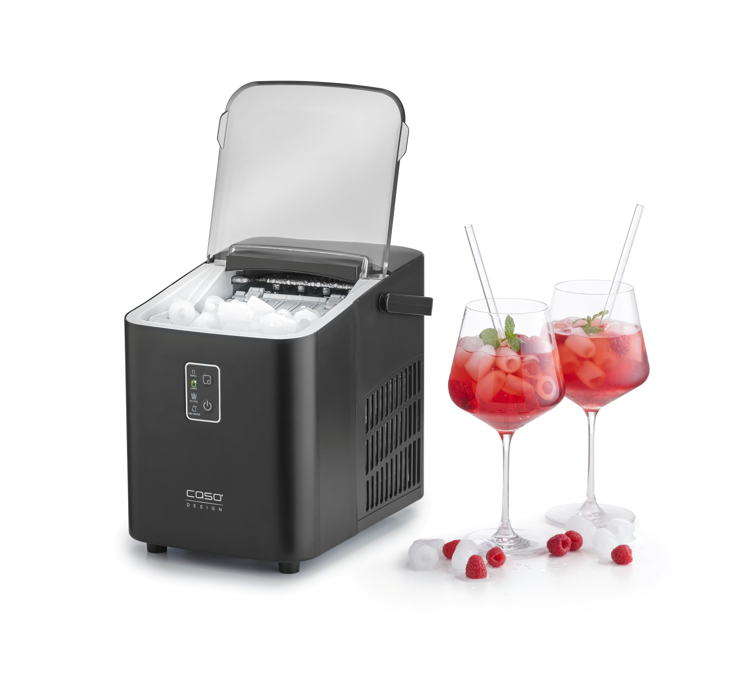 Caso IceChef Compact Eiswürfelmaschine – 12 kg/24h mit Selbstreinigung