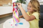 Barbie Dreamtopia Regenbogen Königlich – 30 cm Puppe mit Fantasiehaaren & Styling-Set – Bild 2