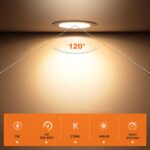 DUSKTEC LED Einbaustrahler 230V 10er Set – 7W Warmweiss IP44 für Badezimmer & Küche – Bild 4