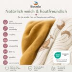 Bavella 2er Set Musselin Tücher 120x120cm – ÖKO-TEX zertifizierte Baumwolle für Babys – Bild 6
