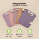 KeaBabies 8er-Pack Bio-Baumwolle Baby Lätzchen – Saugfähig & Maschinenwaschbar – Bild 7