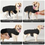 HEYWEAN Wintermantel für Hunde wasserdicht mit Fleece – Warme Hundejacke für kleine bis grosse Hunde – Bild 6