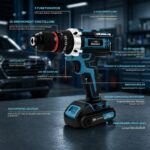 Dexnoca 21V Akkuschrauber Set 92-teilig mit 45Nm & 2.0Ah Akku – Professionelle Bohrmaschine – Bild 4