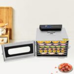 KenSyuInt Dörrautomat 6 Etagen Edelstahl – Profi Lebensmitteltrockner mit LCD-Touch & Temperaturregler – Bild 3