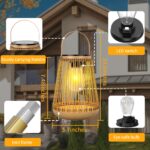 KagoLing 2er Set Vintage Solar Laternen – IP65 Wasserdicht für Garten & Balkon – Bild 5