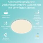 Philips Super Slim LED Deckenleuchte 30 cm – Dimmbar mit SceneSwitch für Badezimmer – Bild 4