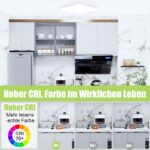 Philonext LED-Deckenleuchte 48W, 5000lm, 6500K – Flache Deckenlampe mit Augenschutz – Bild 7
