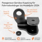 Qeridoo KUFA-20 Fahrradkupplung – Edelstahl-Anhänger-Anschluss für E-Bikes – Bild 4