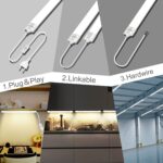 BERIXDEEP LED-Feuchtraumleuchte 40cm, 1800lm, 4000K – Werkstattlampe IP65 mit Stecker – Bild 2