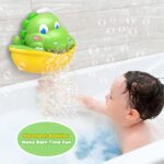 Adeokay Dinosaurier Seifenblasenmaschine – Leuchtend Badespielzeug für Kinder ab 1 Jahr – Bild 7