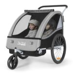 Tiggo VS 2-in-1 Kinderfahrradanhänger & Kinderwagen – für 1–2 Kinder bis 40 kg