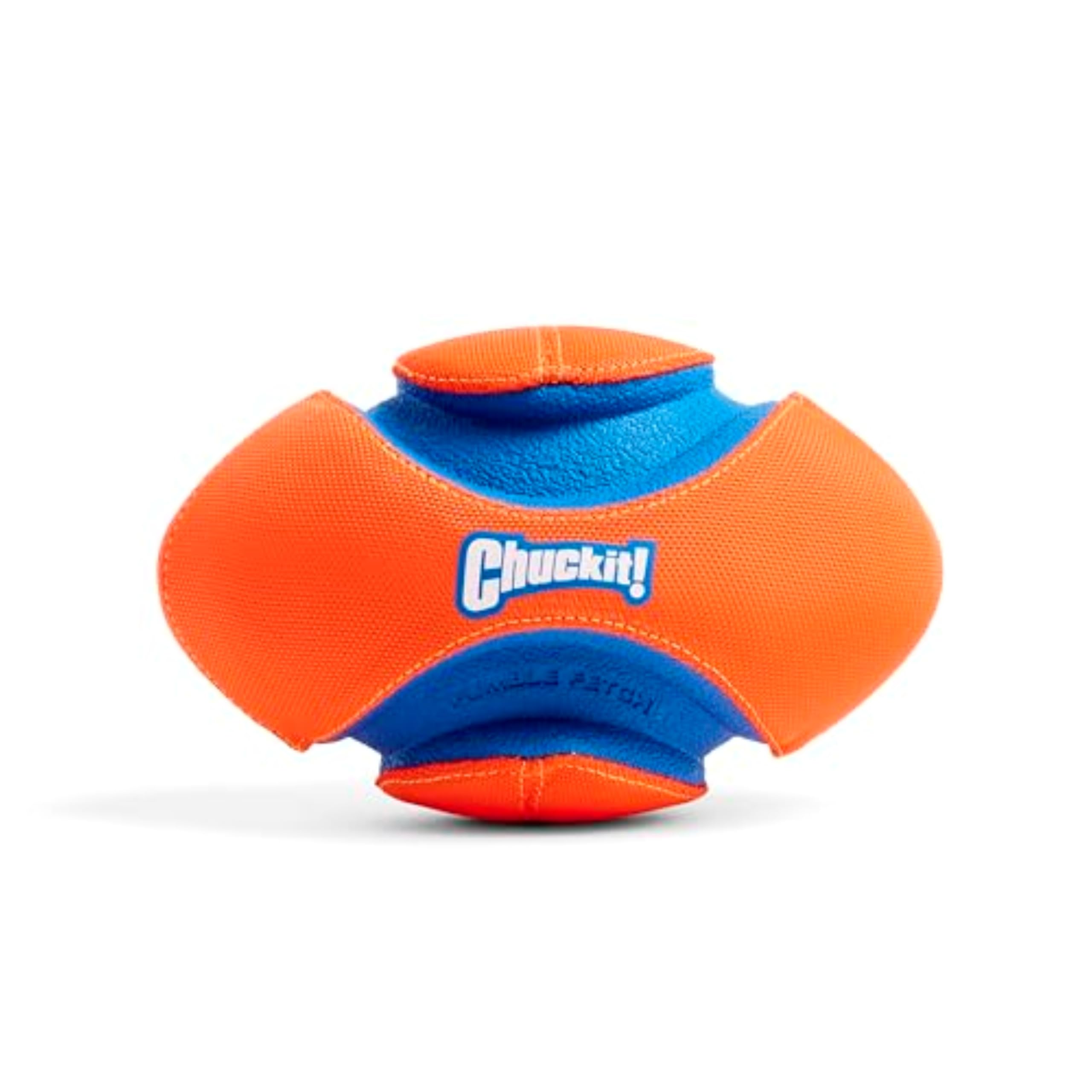 Chuckit! Fumble Fetch Small – Interaktiver Hundeball mit Griffmulden für aktives Spiel