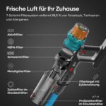 ElecKeys Akku Staubsauger Kabellos 50 kPa/600W – Anti-Tangle-Bürste & 70Min Laufzeit – Bild 5