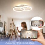 Amdelne Smart Deckenlampe 50cm LED – Sprachsteuerung mit Alexa & App-Kontrolle – Bild 5
