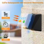 Quntis Solar Wandleuchte 4er Set IP65 – 13 Modi Solarlampen für Garten & Terrasse – Bild 3