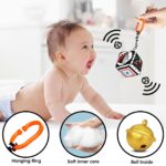 Jiosdo 3er Set Kontrastspielzeug 0-12 Monate – Sensorisches Babybuch mit Knistermatte für visuelle Entwicklung – Bild 4