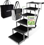 JOBUKAM Hundetreppe Auto 80 cm klappbar – Einstiegshilfe für grosse Hunde bis 70 kg