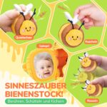 JoyCat Bienenstock Babyspielzeug ab 6 Monate – Sensorisches Montessori Lernspielzeug – Bild 3