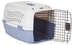 Amazon Basics Hundehütte zweitürig 58L x 38W x 33H cm – Transportbox mit Belüftung – Bild 5
