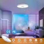 AIHONKON 28cm LED Deckenleuchte mit Bluetooth Lautsprecher – Dimmbar & RGB Farbwechsel – Bild 2