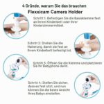 Babyphone Halterung Universal – 360° drehbar mit Magnesiumlegierung für sicheres Monitoring – Bild 4
