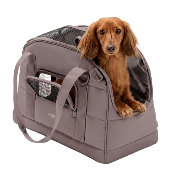 LARKSON Tjark Hundetransportbox bis 12 kg – Airline-konform für sichere Reisen