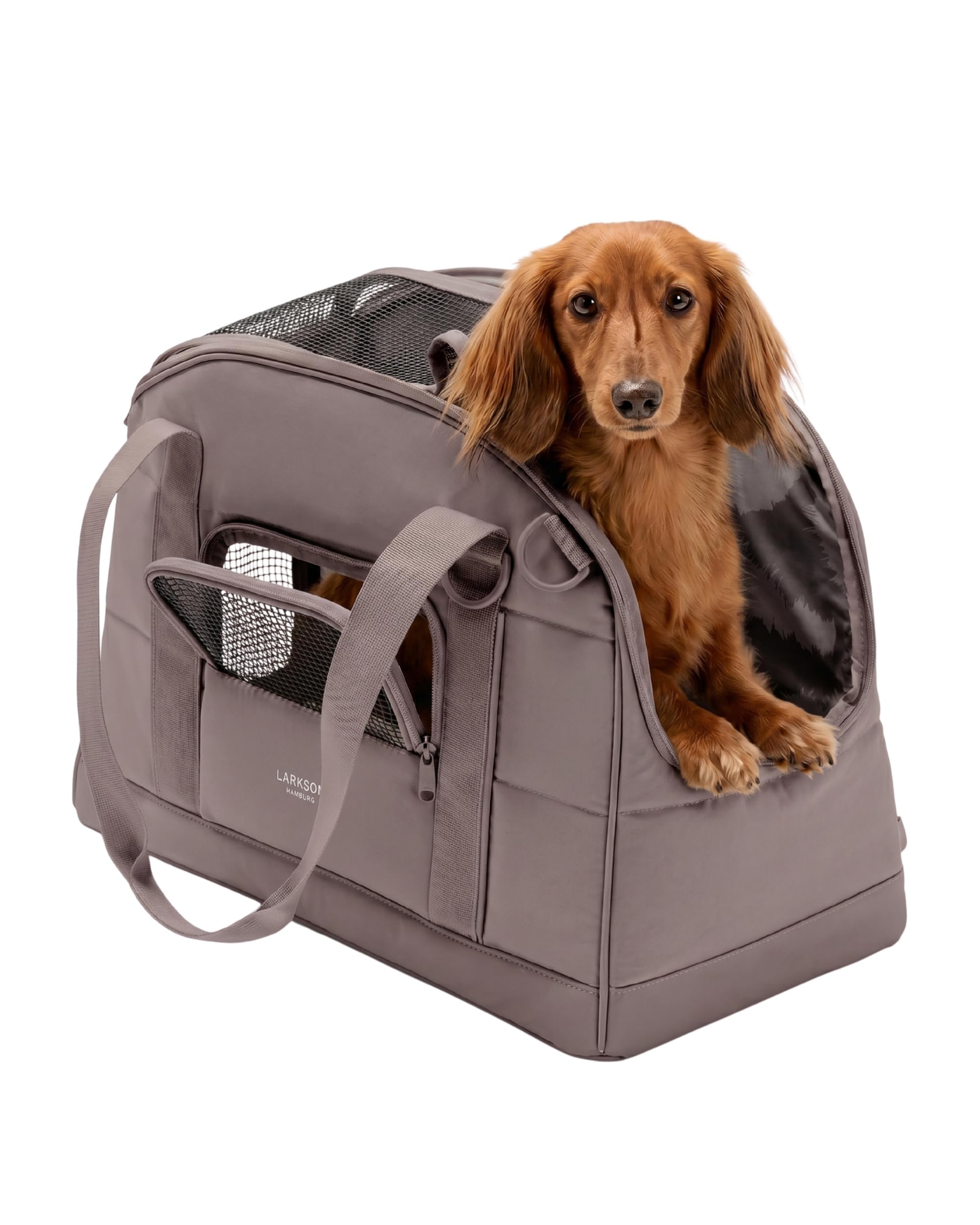 LARKSON Tjark Hundetransportbox bis 12 kg – Airline-konform für sichere Reisen