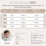 Yukkidds Winterschlafsack 2.5 Tog 0-6 Monate – Baumwolle Babyschlafsack für sicheren Schlaf – Bild 7