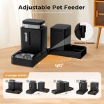 ZOMISIA Automatischer Futterspender 3L 2-in-1 – Schwerkraft Futterautomat für Katzen & Hunde – Bild 4