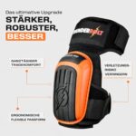 Thunderbolt Knieschoner Platinum Pro – Professioneller Knieschutz mit Gelkissen für Handwerk – Bild 2