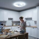 Proventa LED Mondlampe Ø 60cm – 30W dimmbar, 3000–5500K, Fernbedienung & Nachtlicht – Bild 3