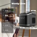 Acmeenjoy Eiswürfelmaschine 12 kg/24h – Schnelle Eisproduktion mit Selbstreinigung – Bild 6