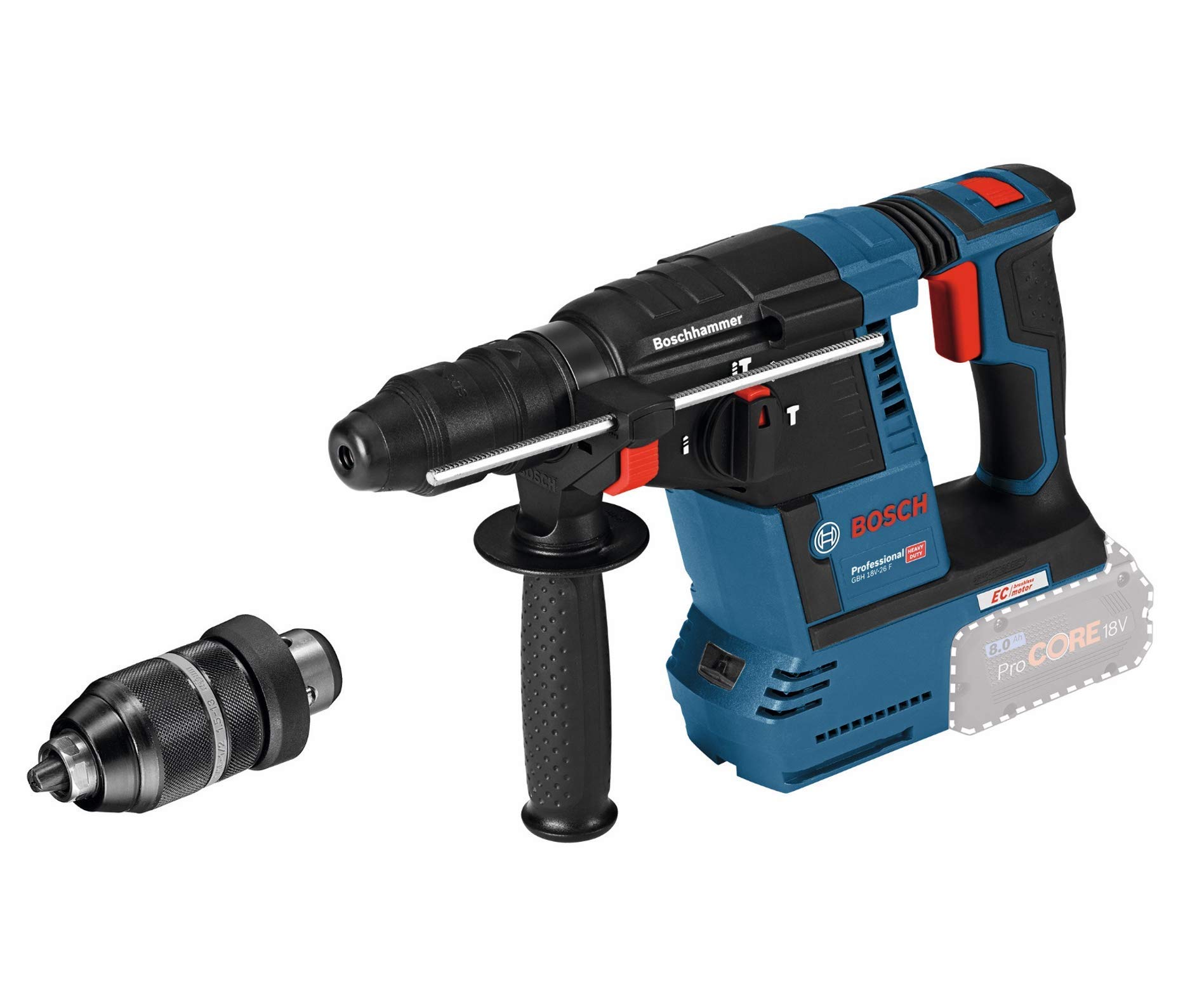 Bosch GBH 18V-26 F Akku-Bohrhammer – Profi-Schlagbohrmaschine mit SDS plus