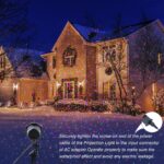 MHAZDZE LED Projektionslampe IP65 – Fernbedienter Gartenprojektor für Outdoor & Weihnachtsdeko – Bild 6