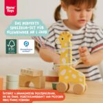 Nene Toys 4-in-1 Montessori Holzspielzeug ab 1 Jahr – Motorikspielzeug Set für Babys – Bild 2
