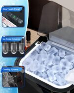 Evolpor Eiswürfelmaschine Arbeitsplatte – 12 kg/24h mit 2 Eisgrössensortiment – Bild 6